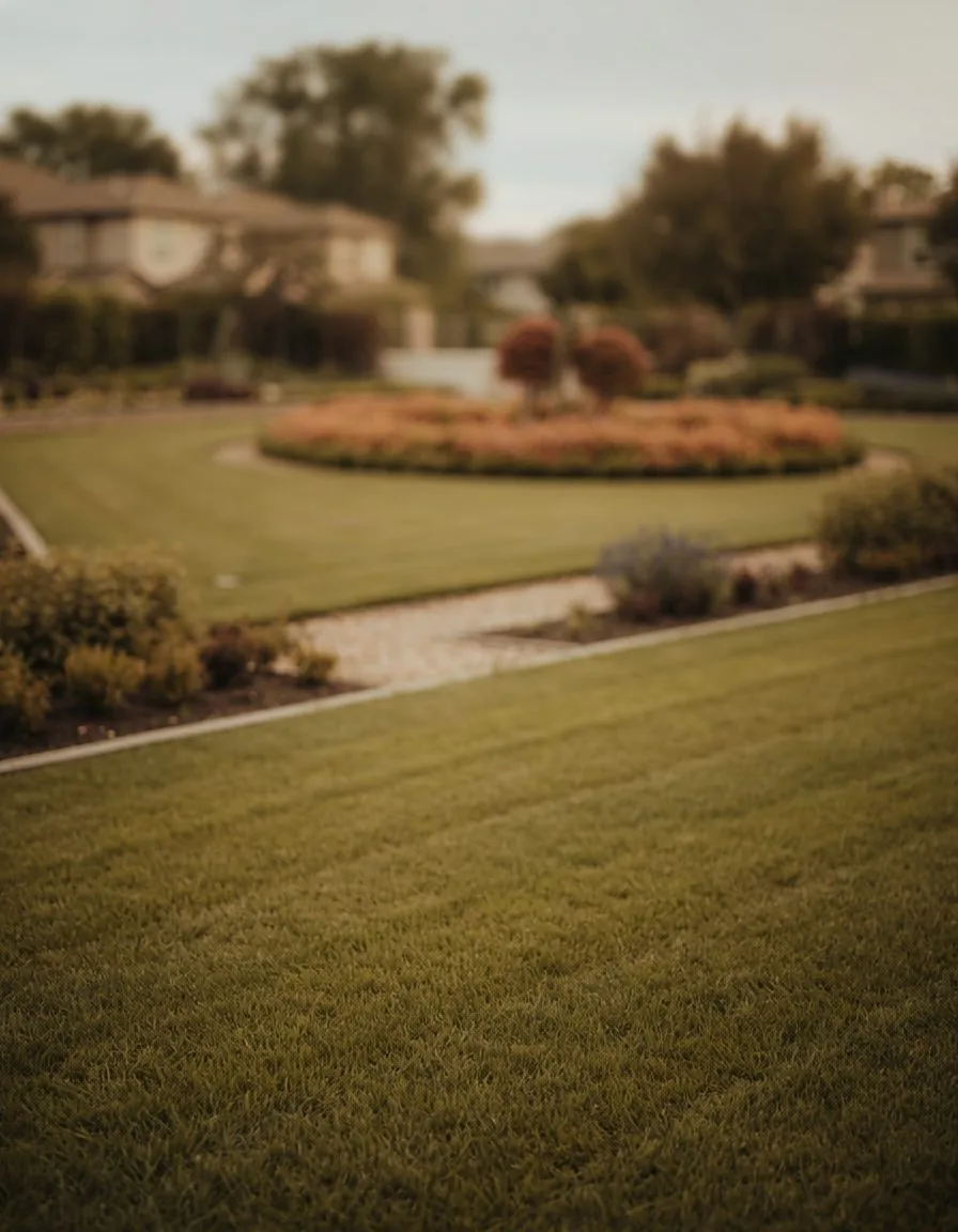 Jardin de 600 m² entretenu, tonte fraîche